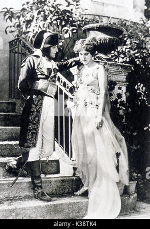 NAPOLEON ALBERT DIEUDONNE as Napoleon, GINA MANES as Josephine de Beauharnais     Date: 1927 Stock Photo