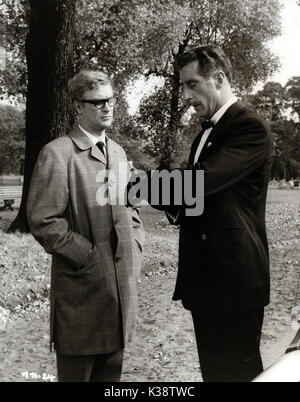 THE IPCRESS FILE MICHAEL CAINE, NIGEL GREENE     Date: 1965 Stock Photo