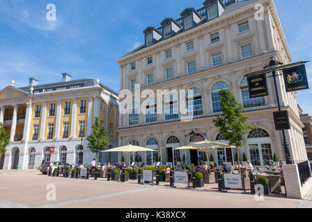 Poundbury, Dorchester, Dorset UK. A new urban development on land provided by the Duchy of Cornwall Stock Photo