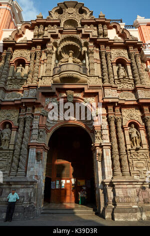 Iglesia de La Merced (Basilica of Our Lady of Mercy), Historic centre of Lima (World Heritage Site), Peru, South America Stock Photo