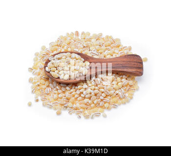 Barley grains background or texture. Healthy vegeterian food Stock ...