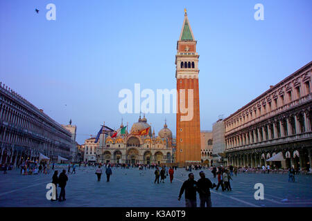 St Mark square Venice,Italy Stock Photo