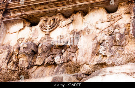 Menorah on Arch of Titus in Roman Forum Was Rich Yellow - The New York Times