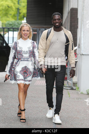 Gabby Allen and Marcel Somerville outside ITV Studios  Featuring: Gabby Allen, Marcel Somerville Where: London, United Kingdom When: 02 Aug 2017 Credit: Rocky/WENN.com Stock Photo