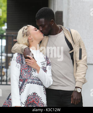 Gabby Allen and Marcel Somerville outside ITV Studios  Featuring: Gabby Allen, Marcel Somerville Where: London, United Kingdom When: 02 Aug 2017 Credit: Rocky/WENN.com Stock Photo