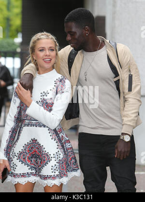 Gabby Allen and Marcel Somerville outside ITV Studios  Featuring: Gabby Allen, Marcel Somerville Where: London, United Kingdom When: 02 Aug 2017 Credit: Rocky/WENN.com Stock Photo