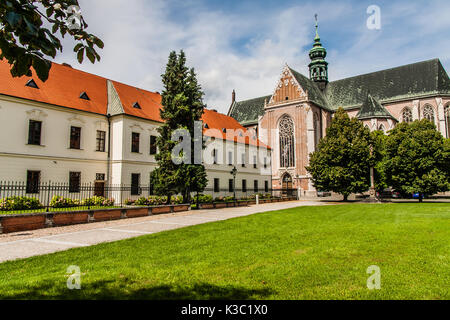 St. Thomas's Augustinian Abbey where Gregor Mendel worked, Brno Stock Photo