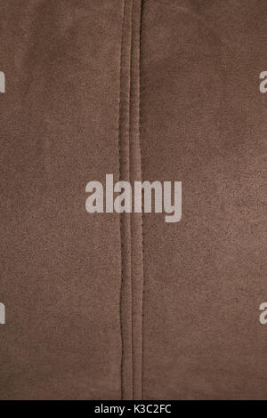 soft brown chamois texture background, textile. Stock Photo