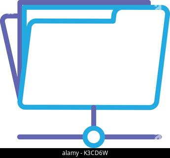 silhouette folder file data center server Stock Vector Image & Art - Alamy