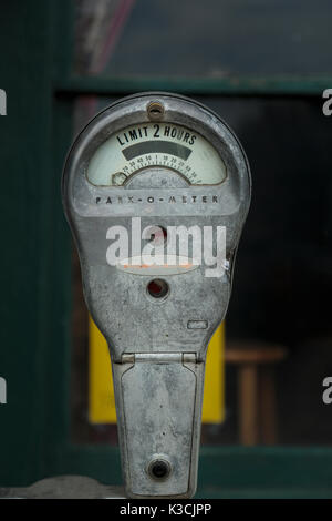 Old Parking Meter, Talkeetna, Alaska USA Stock Photo