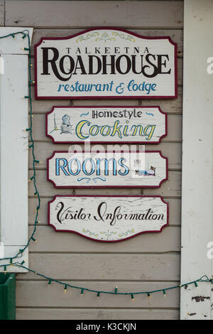 The Roadhouse, Talkeetna, Alaska, USA Stock Photo