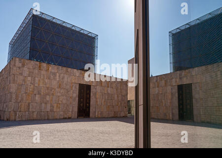 New main synagogue in the St. Jakob's square, Munich, Old Town, Upper Bavaria, Bavaria, Germany, Stock Photo