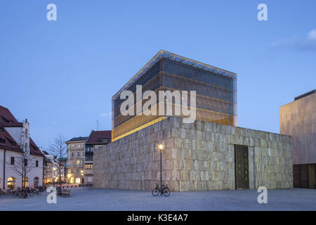 New main synagogue in the St. Jakob's square, Munich, Upper Bavaria, Bavaria, Germany, Stock Photo