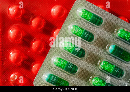 Tablets in blister packen Stock Photo