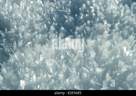Snow crystals Stock Photo