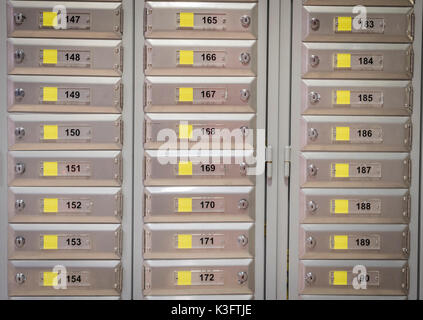 Post Office boxes, conceptual image Stock Photo