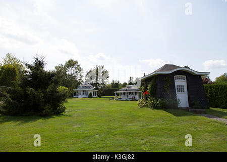 Kingsbrae Garden at St Andrews by-the-Sea in New Brunswick, Canada.The gardens are a popular tourist atraction. Stock Photo