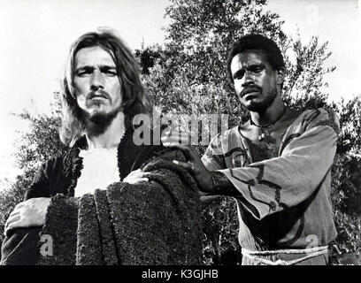 JESUS CHRIST SUPERSTAR TED NEELEY as Jesus, CARL ANDERSON as Judas      Date: 1973 Stock Photo