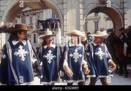 THE THREE MUSKETEERS [US 1993]  OLIVER PLATT, CHARLIE SHEEN, CHRIS O'DONNELL, KEIFER SUTHERLAND     Date: 1993 Stock Photo