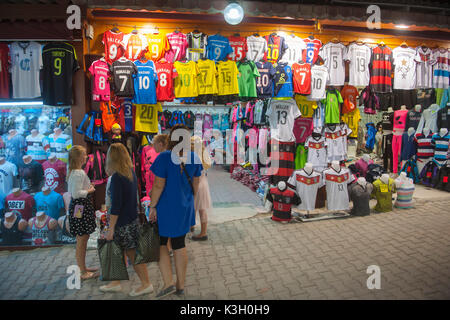 Turkey, province of Antalya, Side, shopping street Stock Photo