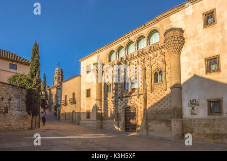 Spain, Jaen province, Baeza City, UNESCO World Heritage, Jaba lquinto Palace, Stock Photo