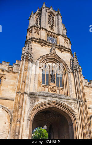 England, Oxfordshire, Oxford, Christ Church College, Tom Tower Stock Photo