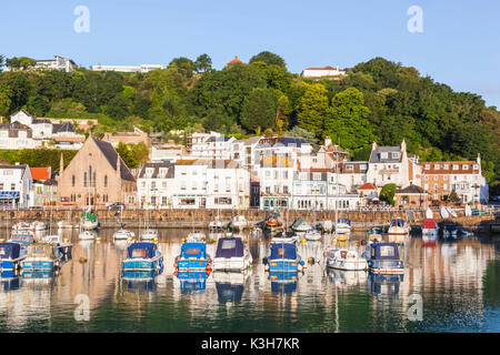 United Kingdom, Channel Islands, Jersey, St.Aubin's Harbour Stock Photo