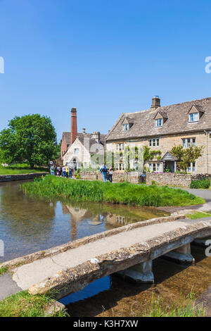 England, Gloucestershire, Cotswolds, Lower Slaughter Stock Photo