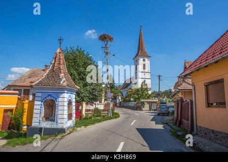 Romania, Sibiel village near Sibiu City, local church Stock Photo