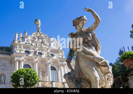 Germany, Bavaria, Linderhof Palace (Schloss Linderhof) Stock Photo