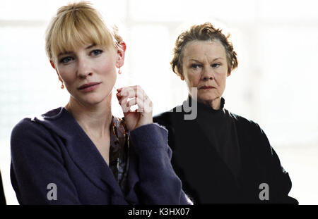 Cate Blanchett (Sheba) and Judi Dench (Barbara) in Notes On A Scandal NOTES ON A SCANDAL CATE BLANCHETT and JUDI DENCH [Barbara]     Date: 2006 Stock Photo