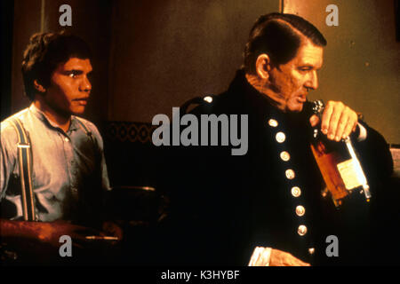 THE CHANT OF JIMMIE BLACKSMITH THE CHANT OF JIMMIE BLACKSMITH  [L-R] TOMMY LEWIS as Jimmie Blacksmith, RAY BARRETT     Date: 1978 Stock Photo