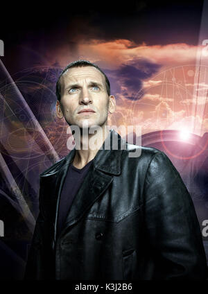 Picture Shows:  Doctor Who  (CHRISTOPHER ECCLESTON)  CHRISTOPHER ECCLESTON plays The Doctor  in this new series coming soon to BBC ONE with BILLIE PIPER as Rose Tyler. Travelling through time and space, the Doctor and Rose come face to face with a number of new and exciting monsters - as well as battling with the Doctor's arch-enemy, the Daleks.   WARNING:  Use of this copyrighted image is subject to Terms of Use of BBC Digital Picture Service.  In particular, this image may only be used during the publicity period for the purpose of publicising DOCTOR WHO and provided BBC is credited.  Any us Stock Photo