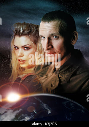 Picture Shows:  Rose Tyler (BILLIE PIPER) and The Doctor  (CHRISTOPHER ECCLESTON)  CHRISTOPHER ECCLESTON plays The Doctor  in this new series coming soon to BBC ONE with BILLIE PIPER as Rose Tyler. Travelling through time and space, the Doctor and Rose come face to face with a number of new and exciting monsters - as well as battling with the Doctor's arch-enemy, the Daleks.   WARNING:  Use of this copyrighted image is subject to Terms of Use of BBC Digital Picture Service.  In particular, this image may only be used during the publicity period for the purpose of publicising DOCTOR WHO and pro Stock Photo