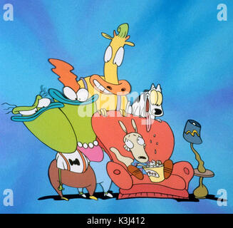 ROCKO'S MODERN LIFE   [US TV SERIES 1993 - 1996]  CARLOS ALAZRAQUI voices Rocko [seated] Stock Photo