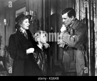 THE MINIVER STORY GREER GARSON, JAMES FOX credited as William Fox, WALTER PIDGEON Stock Photo