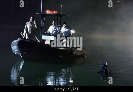 CSI MIAMI [US / CAN TV SERIES 2002 - ]  Series#1/Episode#17/Simple Man    Tx: 24/02/03  RORY COCHRANE as Tim 'Speed' Speedle,  ADAM RODRIQUEZ as Eric Delko Stock Photo