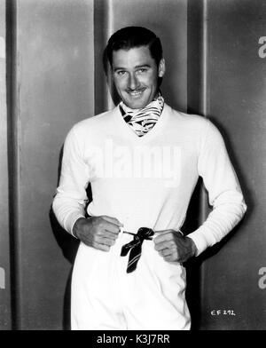 ERROL FLYNN Australian Actor Stock Photo