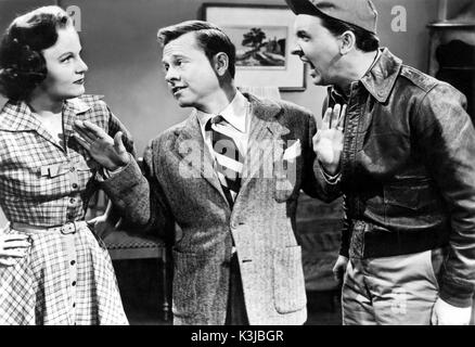 A SLIGHT CASE OF LARCENY MARILYN ERSKINE, EDDIE BRACKEN, MICKEY ROONEY A SLIGHT CASE OF LARCENY     Date: 1953 Stock Photo