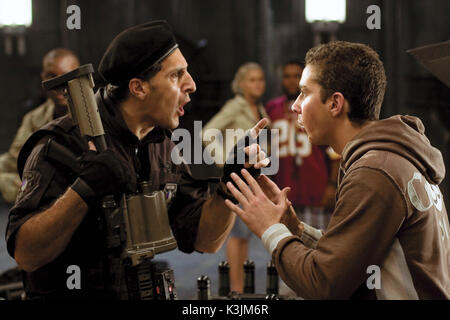 TRANSFORMERS JOHN TURTURRO, SHIA LABEOUF TRANSFORMERS     Date: 2007 Stock Photo