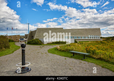 Welcome Centre; Joggins Fossil Cliffs, Nova Scotia, Canada Stock Photo