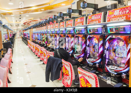 Japan, Hoshu, Tokyo, Akihabara, Pachinko Parlour Stock Photo