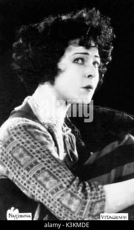 NAZIMOVA Russian born actress Stock Photo