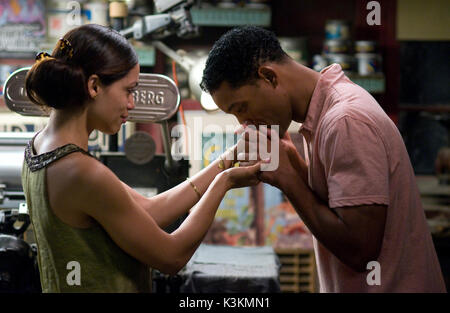 SEVEN POUNDS ROSARIO DAWSON, WILL SMITH        Date: 2008 Stock Photo