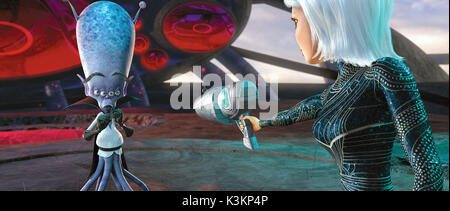 MONSTERS VS ALIENS RAINN WILSON voices Gallaxhar, REESE WITHERSPOON voices Ginormica        Date: 2009 Stock Photo