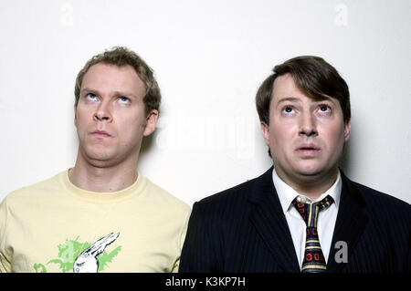 David Mitchell and Robert Webb on set in North London filming the new ...