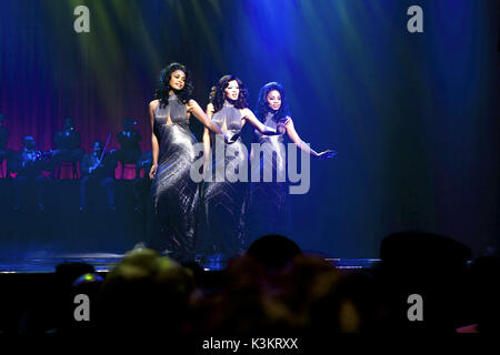 DREAMGIRLS aka DREAM GIRLS [L-R] SHARON LEAL as Michelle, BEYONCE KNOWLES as Deena, ANIKA NONI ROSE as Lorrell        Date: 2006 Stock Photo