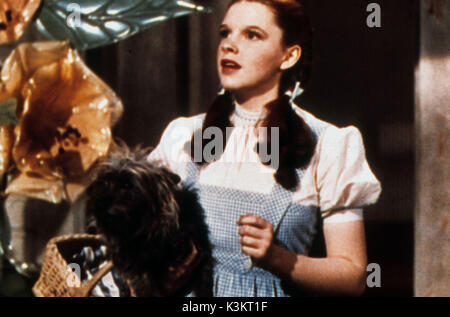 THE WIZARD OF OZ JUDY GARLAND as Dorothy       Date: 1939 Stock Photo
