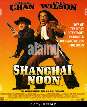 SHANGHAI NOON OWEN WILSON, JACKIE CHAN       Date: 2000 Stock Photo