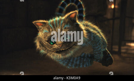 ALICE IN WONDERLAND STEPHEN FRY voices the Cheshire Cat         Date: 2010 Stock Photo